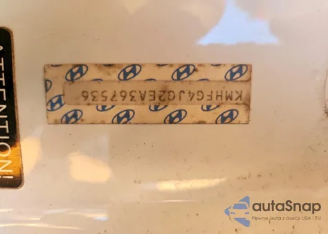 2014 Hyundai Azera из США, поврежденный, VIN KMHFG4JG2EA367536